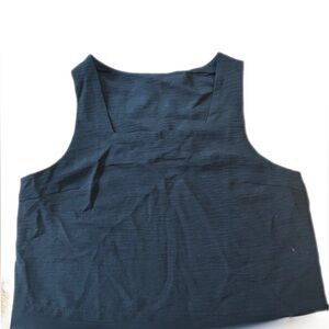 JWD black square neck tank top.